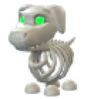 Halloween White Skeleton Dog - Ultra-Rare from Halloween 2021